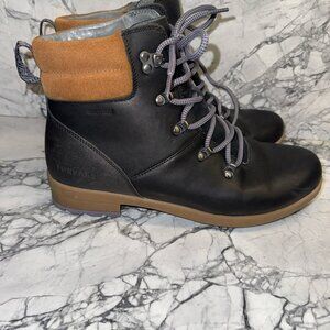 Forsake Women’s 10.5 Sofia Lace Up Black Waterproof Boots